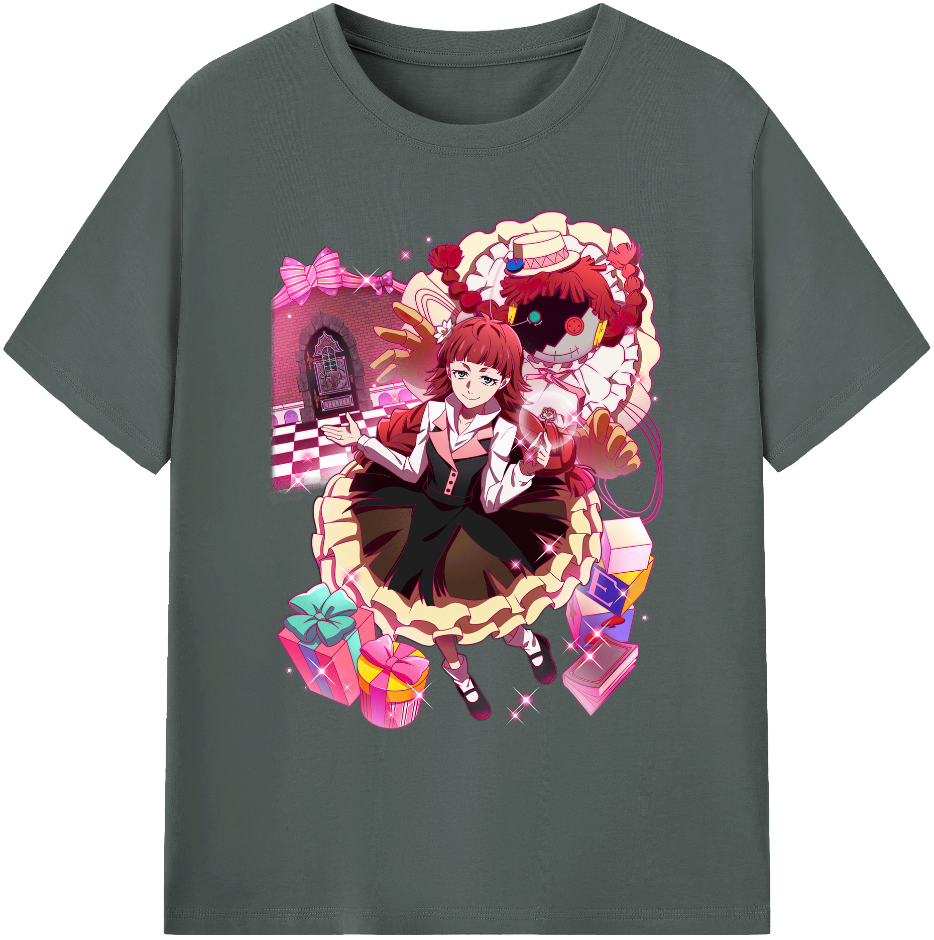 （画像用） 文豪ストレイドッグス Bungo Stray Dogs 綿100％ メンズ半袖Tシャツ｜肌触りやわらか＆通気性